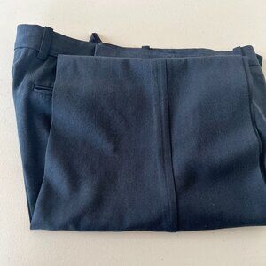 Tommy Bahama Relax Silk Blend Pleated Pants Brown Men's Size 34x34 Navy Blue